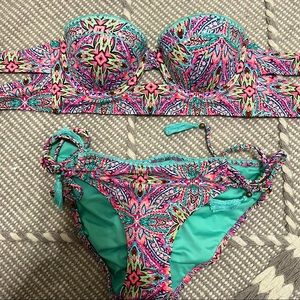 Neon Print Shade & Shore Bikini